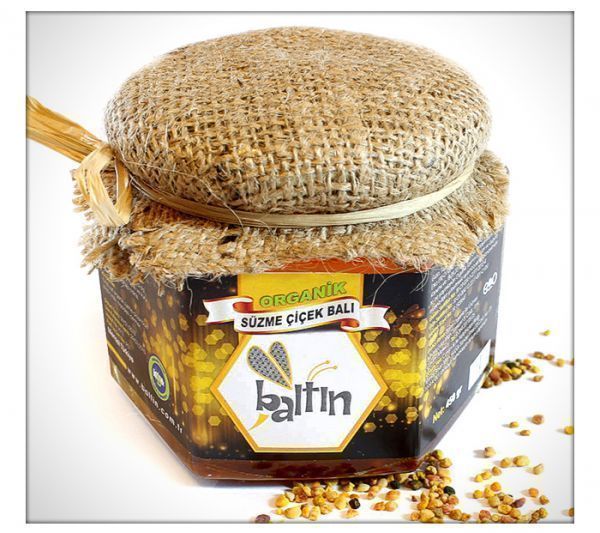 Baltın Organik Süzme Çiçek Balı 450 Gr. Baltın Organik Süzme Çiçek Balı 450 Gr.