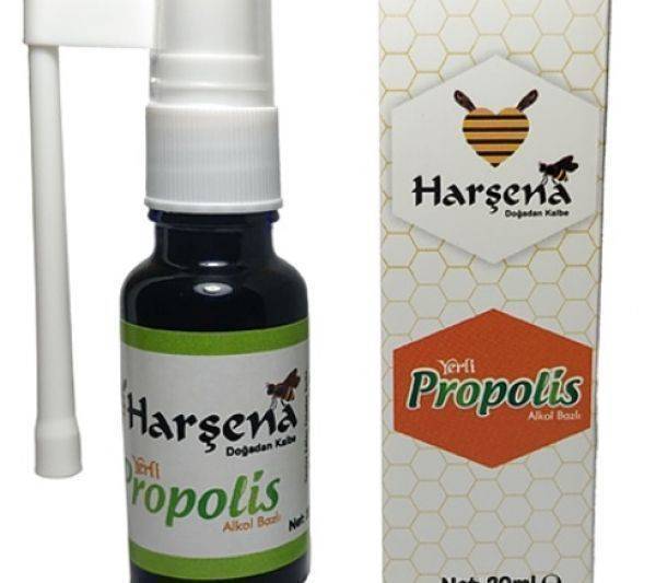 Harşena Propolis Ağız Spreyi (Alkol Bazlı) 20 ml Harşena Propolis Ağız Spreyi (Alkol Bazlı) 20 ml