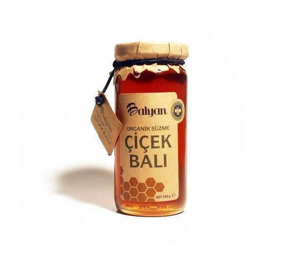 Balyan Organik Süzme Çiçek Balı 330 Gr. Balyan Organik Süzme Çiçek Balı 330 Gr.