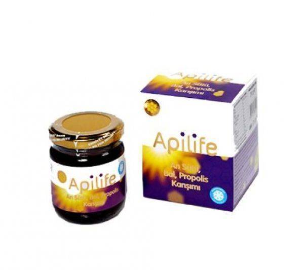 Apilife Arı Sütü Bal Propolis Karışımı 210 Gr. Apilife Arı Sütü Bal Propolis Karışımı 210 Gr.