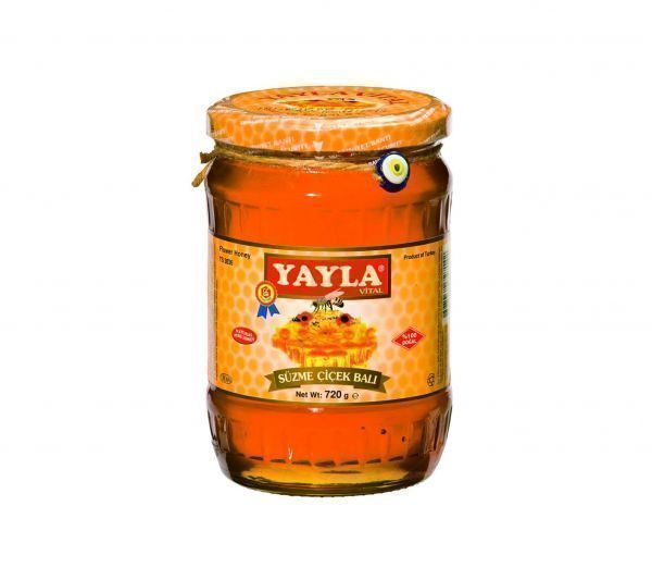 Yayla Doğal Süzme Çiçek Balı 720 Gr.