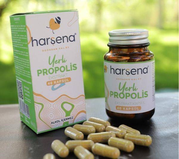Harşena Propolis Ekstrakt Kapsülü 40 adet Harşena Propolis Ekstrakt Kapsülü 40 adet