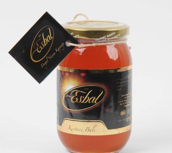 Esbal Doğal Süzme Kestane Balı 440 gr. Esbal Doğal Süzme Kestane Balı 440 gr.