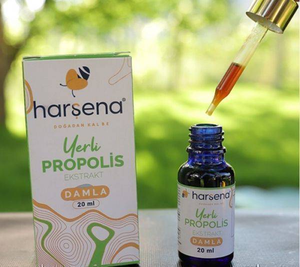 Harşena Sıvı Propolis (Alkol Bazlı) 20 ml Harşena Sıvı Propolis (Alkol Bazlı) 20 ml