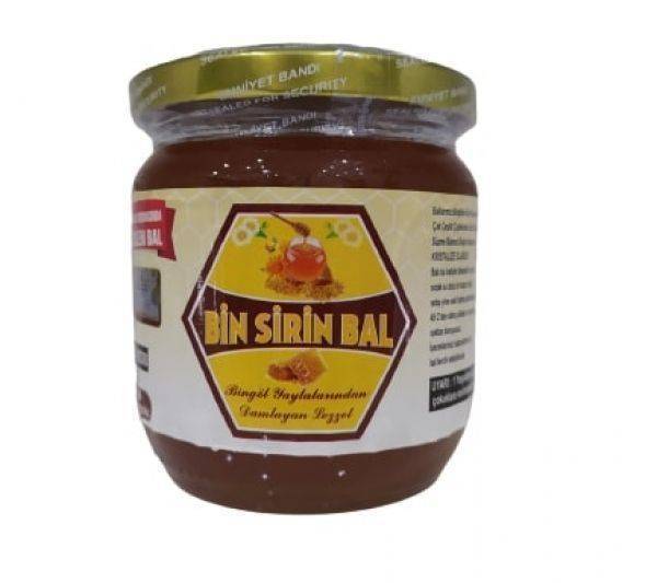 Bin Sirin Süzme Çiçek Balı 500 Gr. (Ham Bal) Bin Sirin Süzme Çiçek Balı 500 Gr. (Ham Bal)