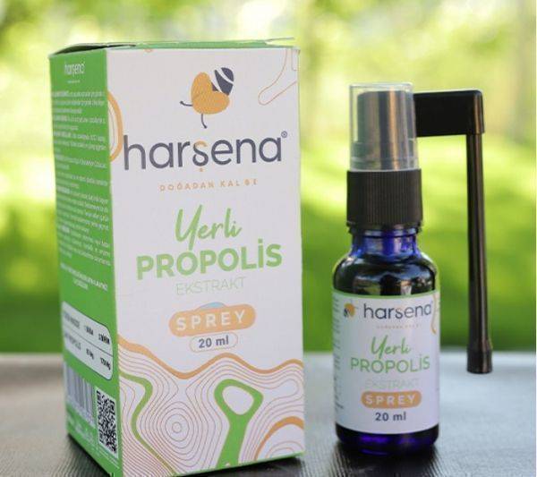 Harşena Propolis Ağız Spreyi (Alkol Bazlı) 20 ml Harşena Propolis Ağız Spreyi (Alkol Bazlı) 20 ml